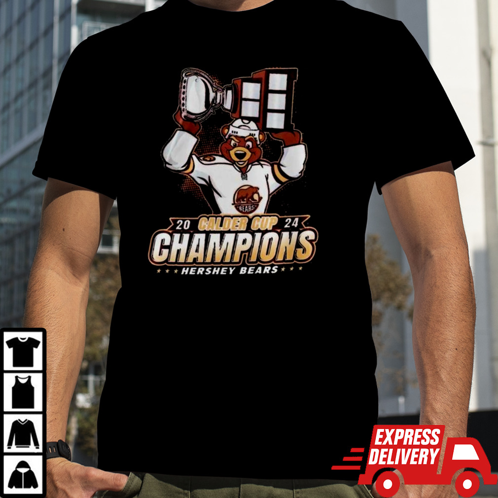 2024 Calder Cup Champions Hershey Bears mascot shirt