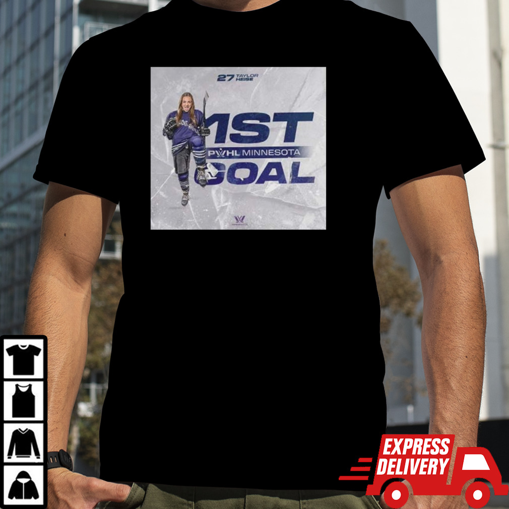 2024 Congrats To Taylor Heise number 27 Has Been 1st PWHL Minnesota Goal poster t shirt