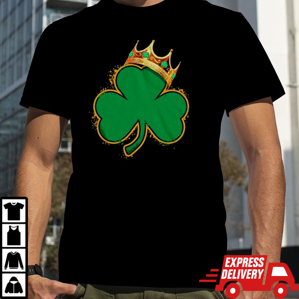 2024 Crowned Shamrock Boston Basketball Champions T-Shirt