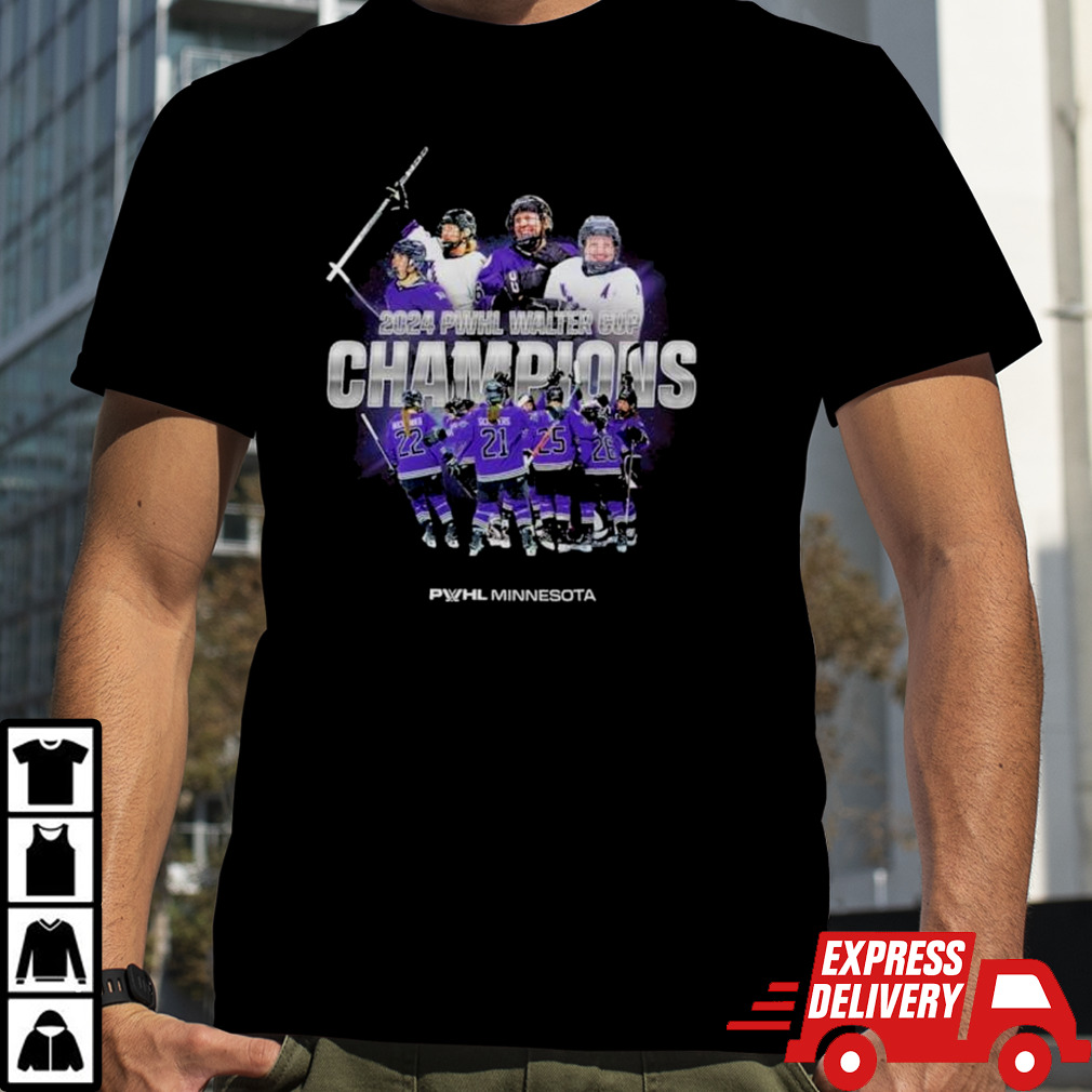 2024 PWHL Walter Cup Champions Minnesota shirt