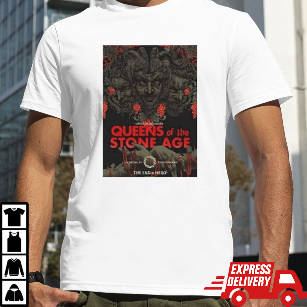 Queens Of The Stone Age June 18 2024 Coliseum Da Coruna In A Coruna Spain Shirt