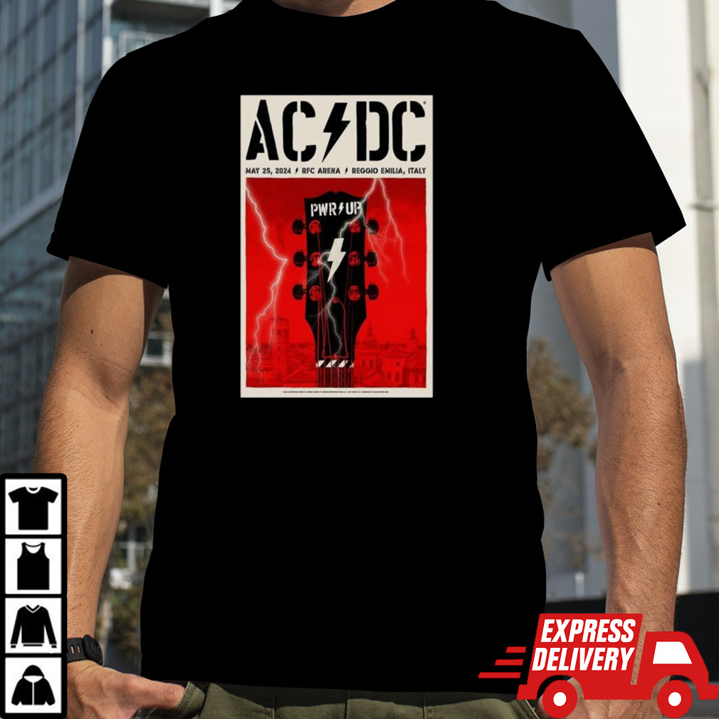 Ac Dc Rcf Arena, Reggio Emilia, Italy May 25, 2024 T-shirt