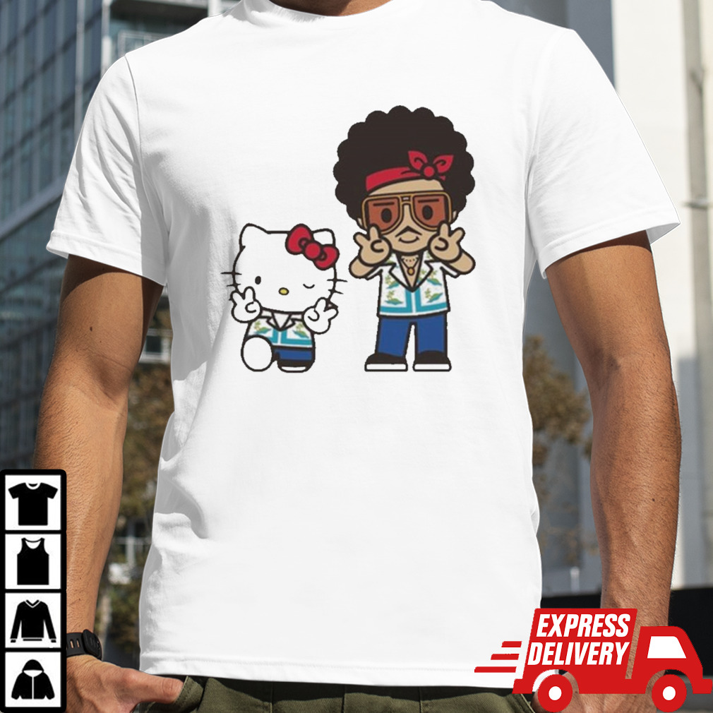 Bruno Mars X Hello Kitty January 6-26 2024 Japan Tour shirt