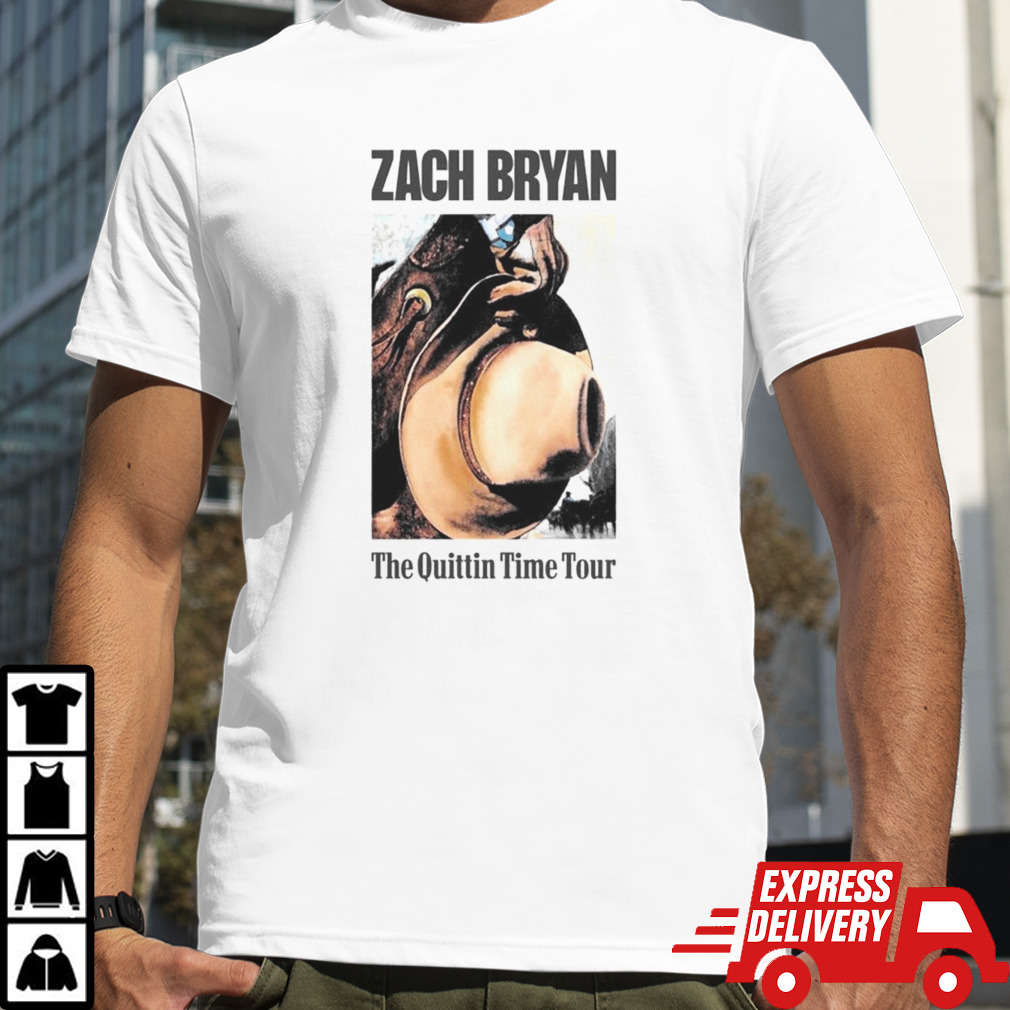 Zach Bryan Cowboy The Quittin Time Tour 2024 Shirt