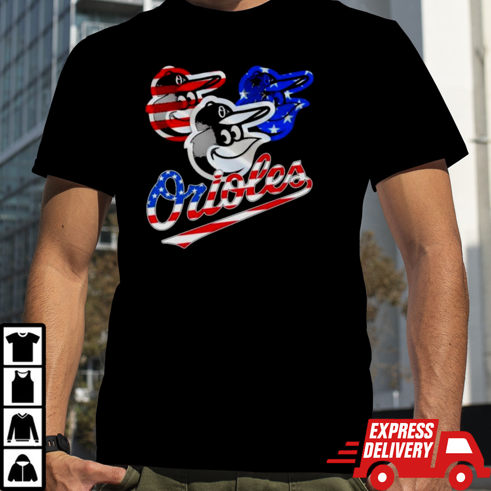 Baltimore Orioles Logo Independence Day Shirt