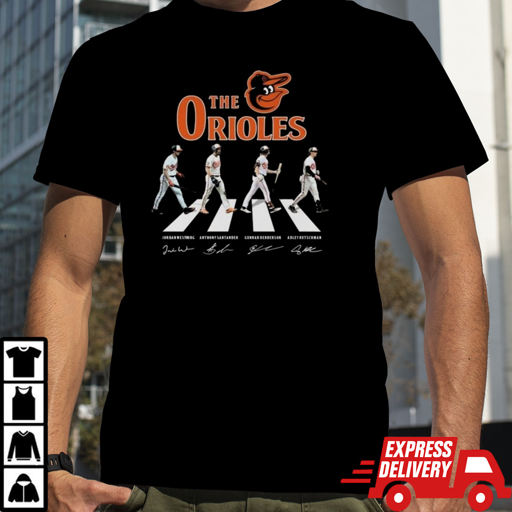 Baltimore Orioles The Baseball Team The Orioles Legends Abbey Road Signatures Shirt