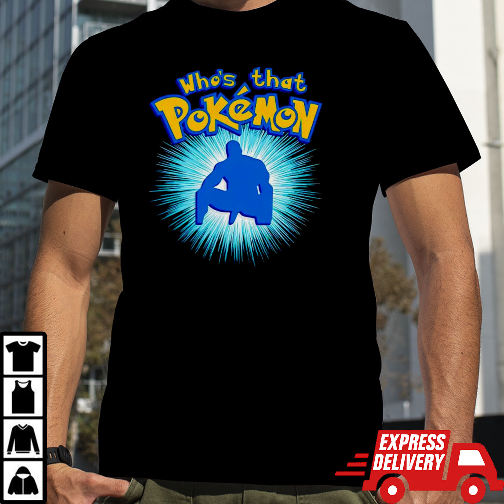 Barry Wood who’s that Pokemon shirt