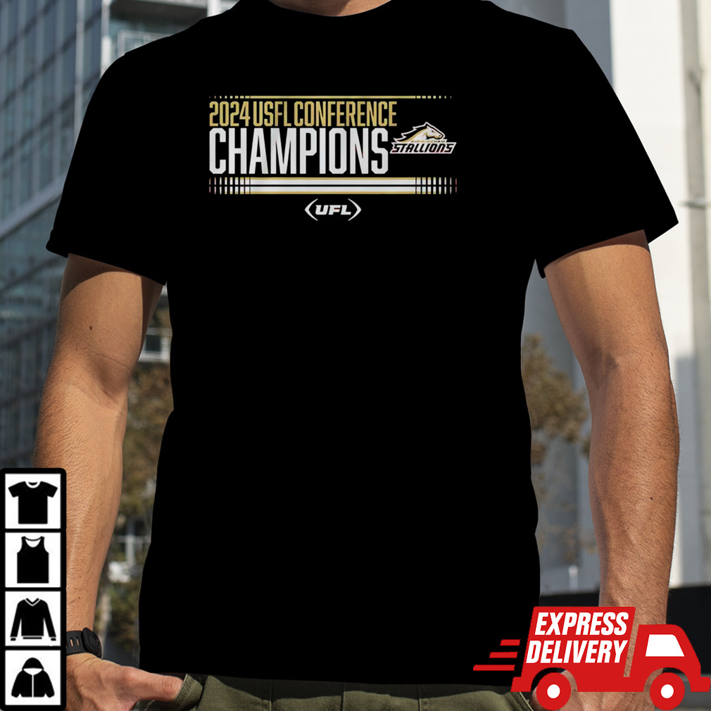 Birmingham Stallions 2024 USFL Conference Champions shirt