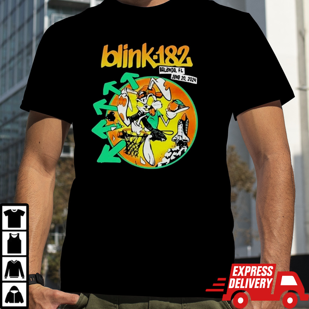 Blink-182 Orlando, Florida June 20 2024 Show Shirt