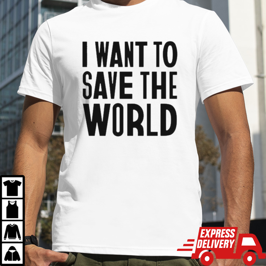 Chris Packham I Want To Save The World Shirt