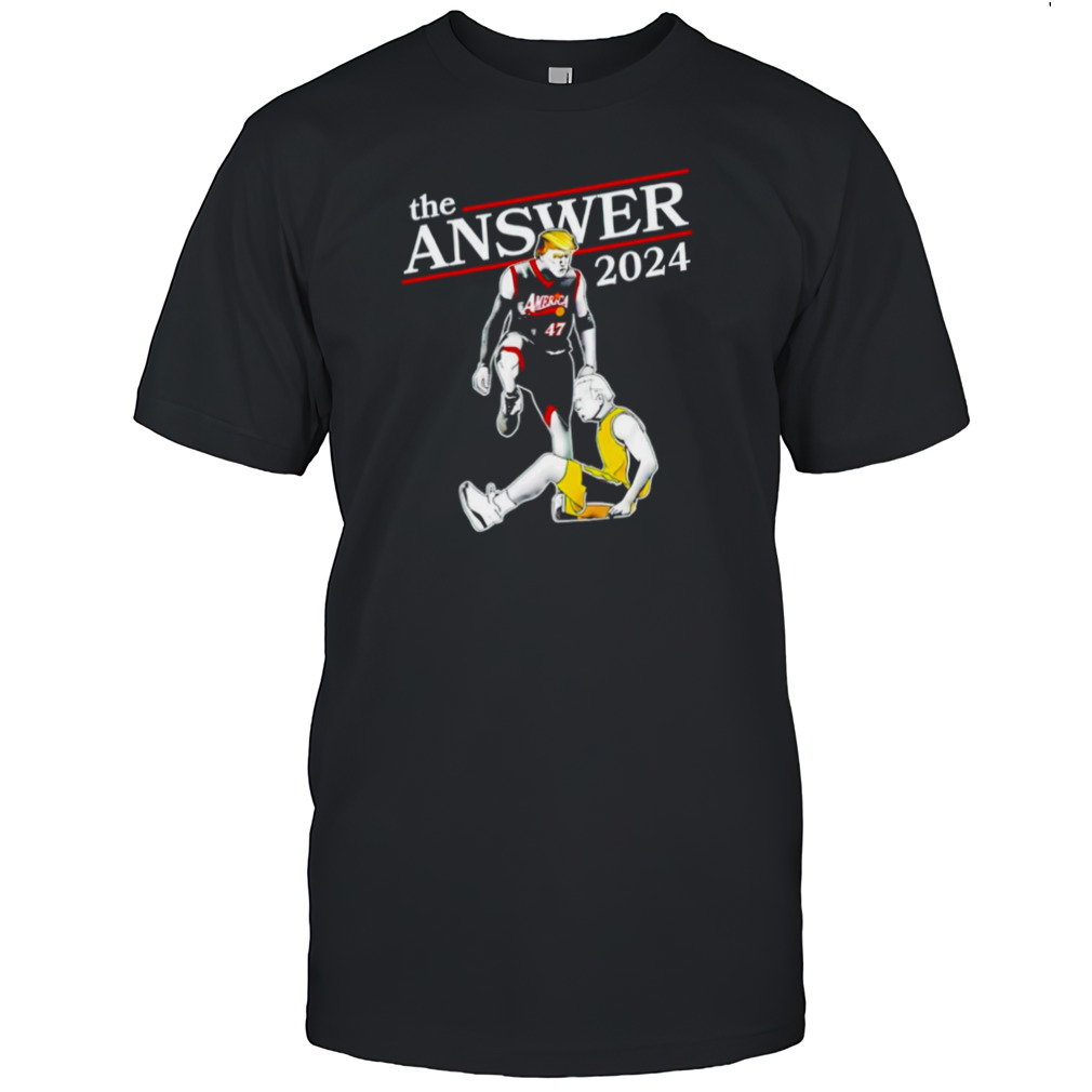 Donald Trump Vs Joe Biden The Answer 2024 shirt