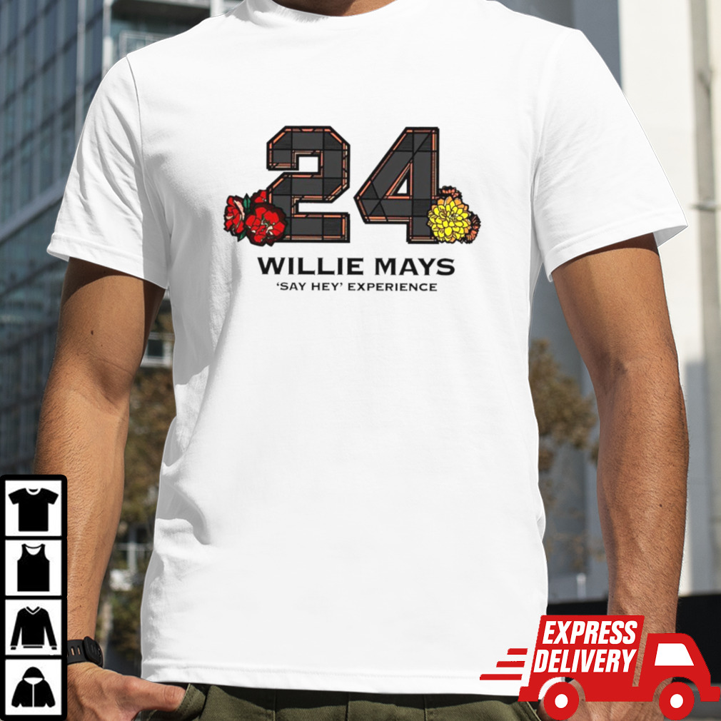 San Francisco Giants Willie Mays baseball player say hey experience shirt