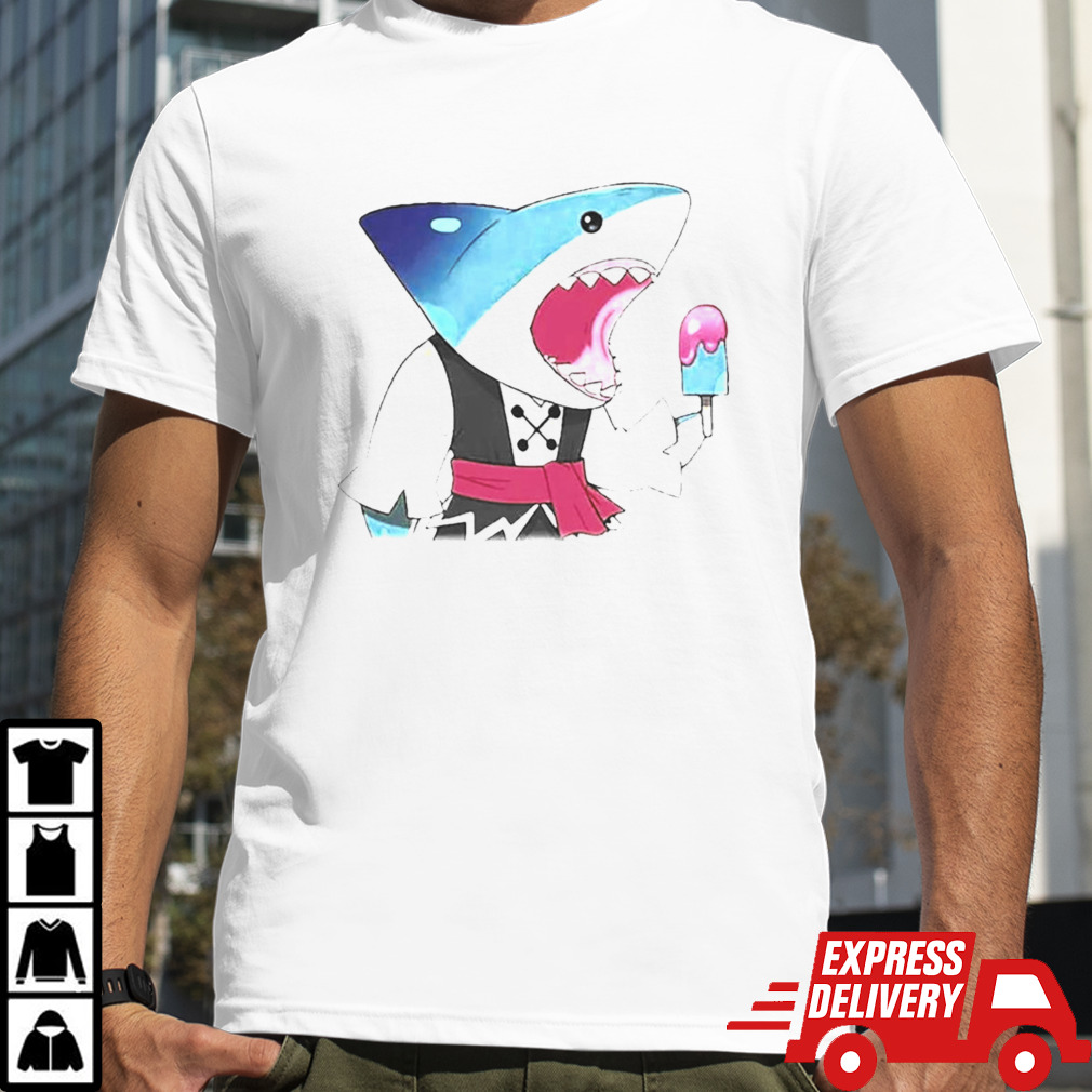 Shroomie Sorbet Shark Cookie T Shirt