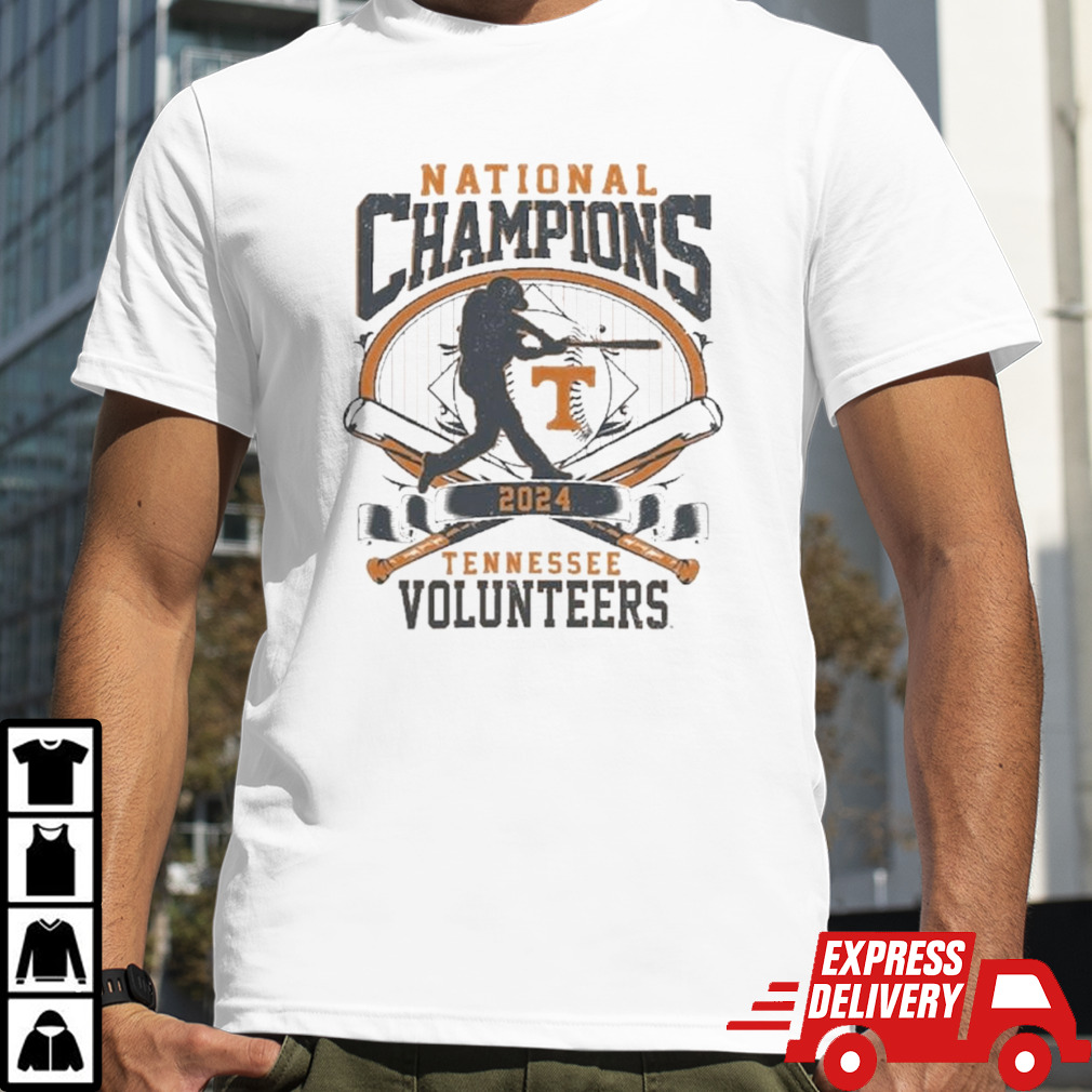 Tennessee Volunteers 2024 NCAA Men’s Baseball College World Series Champions Swing T-Shirt