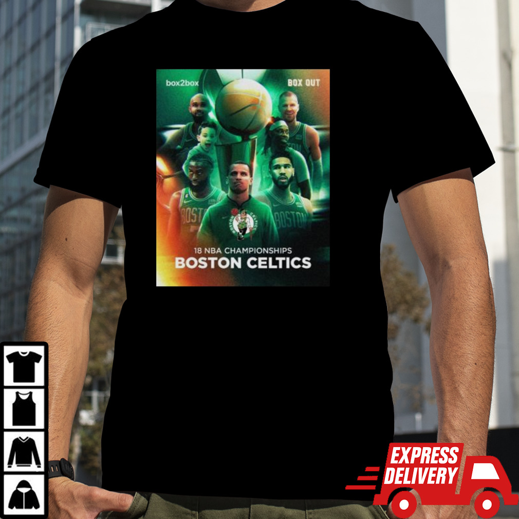 Boston Celtics 18 NBA Champions 2024 shirt