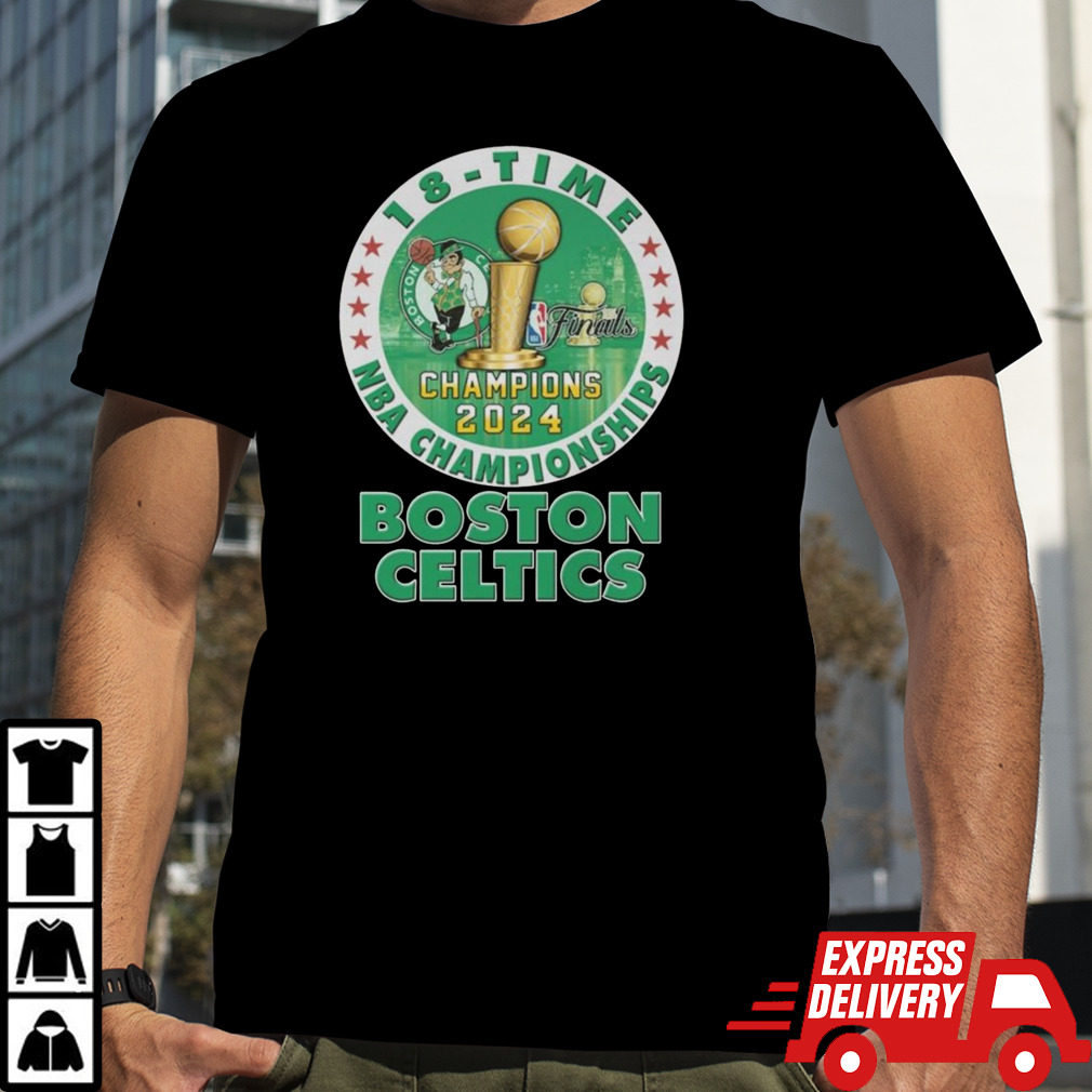 Boston Celtics 18-time Nba Championships T-shirt