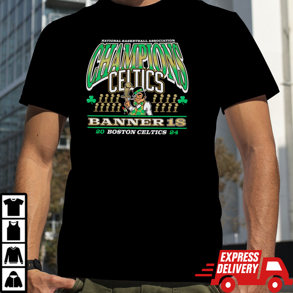 Boston Celtics 2024 NBA Finals Champions Banner 18 shirt