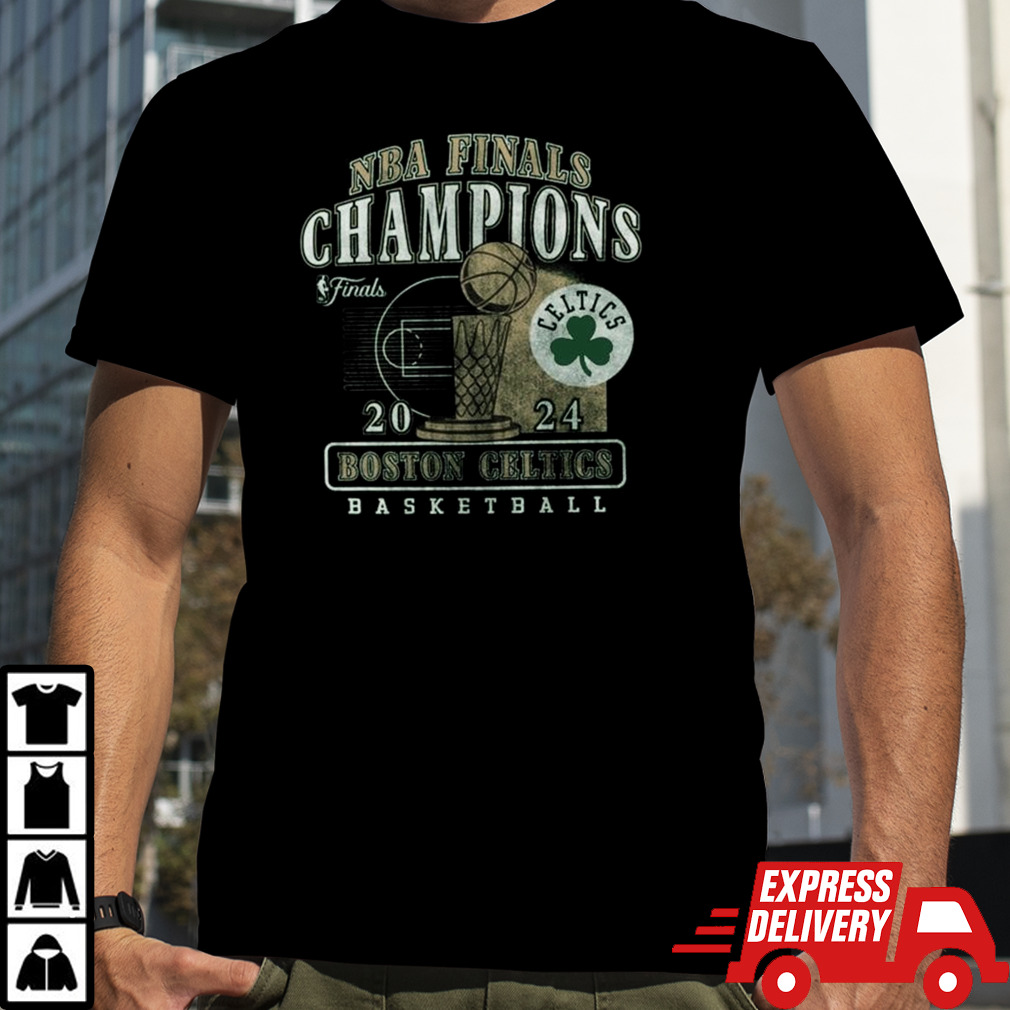 Boston Celtics 2024 NBA Finals Champions Courtside Franklin Shirt