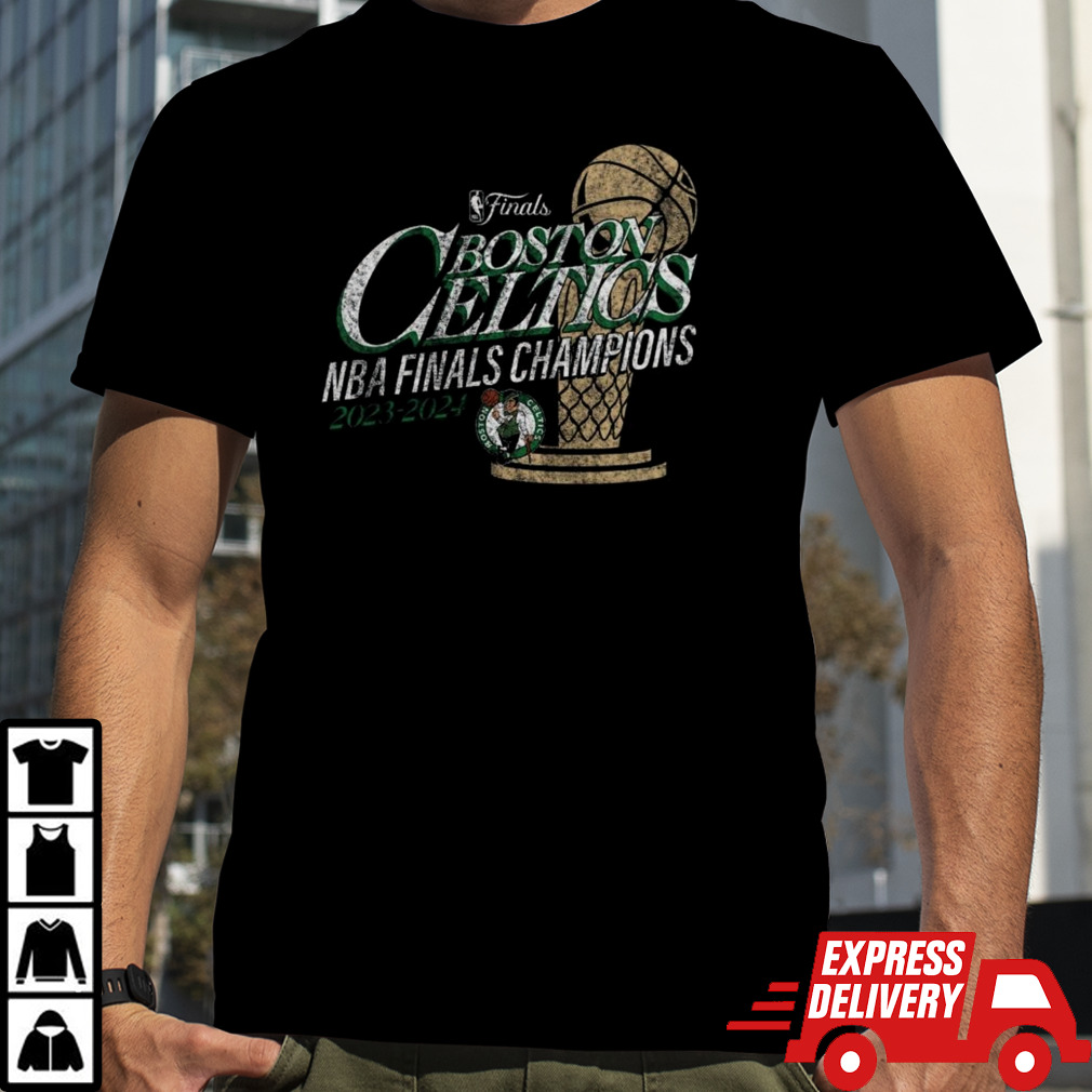 Boston Celtics 2024 NBA Finals Champions Fast Break Finish Trophy Shirt