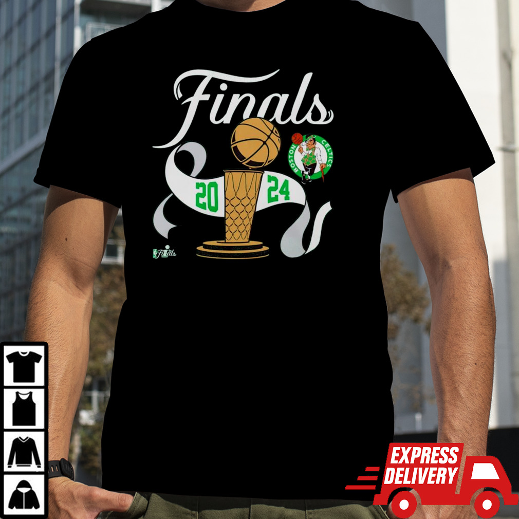 Boston Celtics 2024 NBA Finals trophy shirt