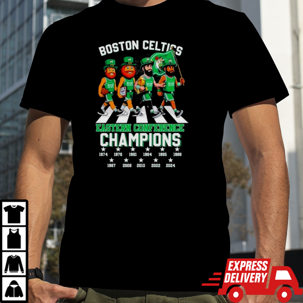 Boston Celtics Abbey Road Eastern Conference Champions Shirt