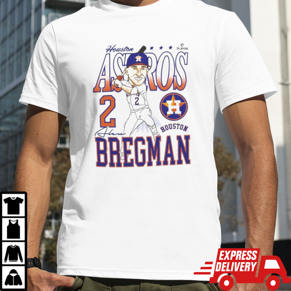 Houston Alex Bregman Caricature Baseball Shirt