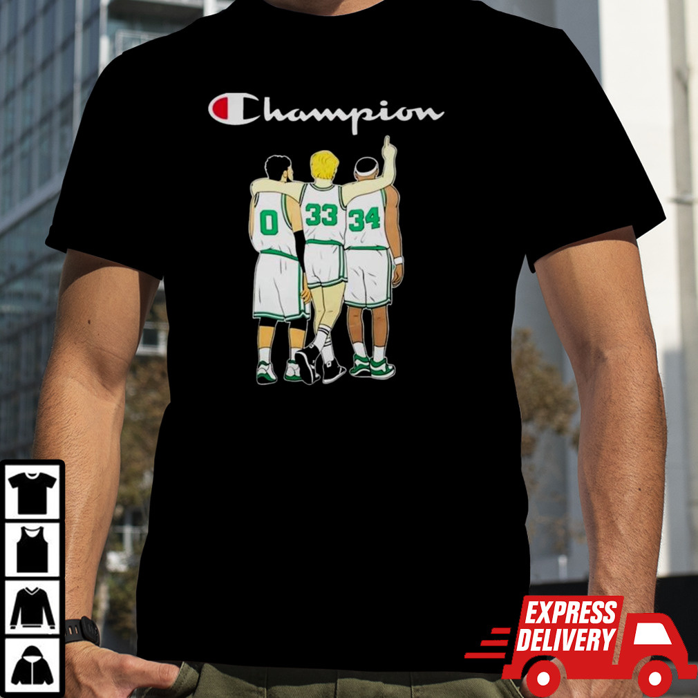 Boston Celtics Champion Jayson Tatum Larry Bird And Paul Pierce Shirt