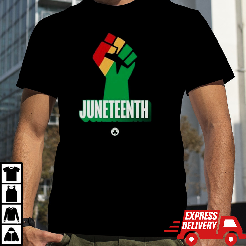 Boston Celtics Juneteenth shirt