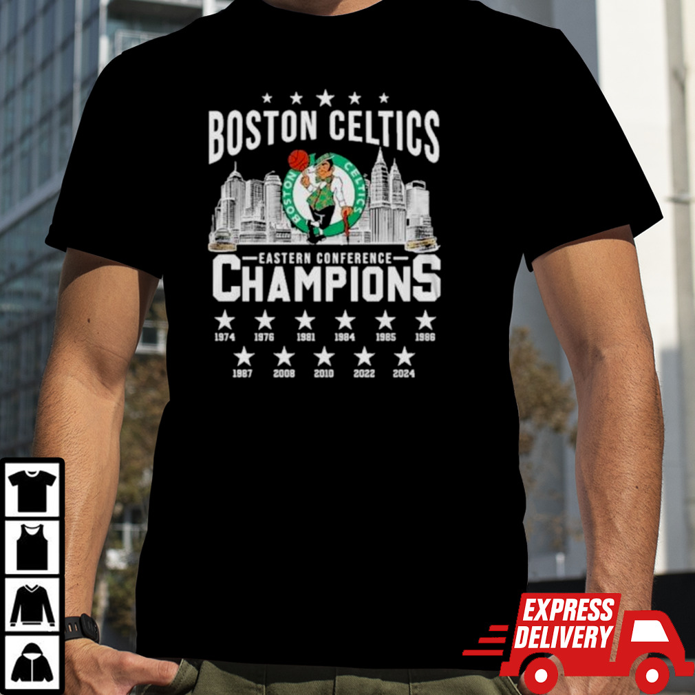 Boston Celtics Skyline Eastern Conference Champions Shirt