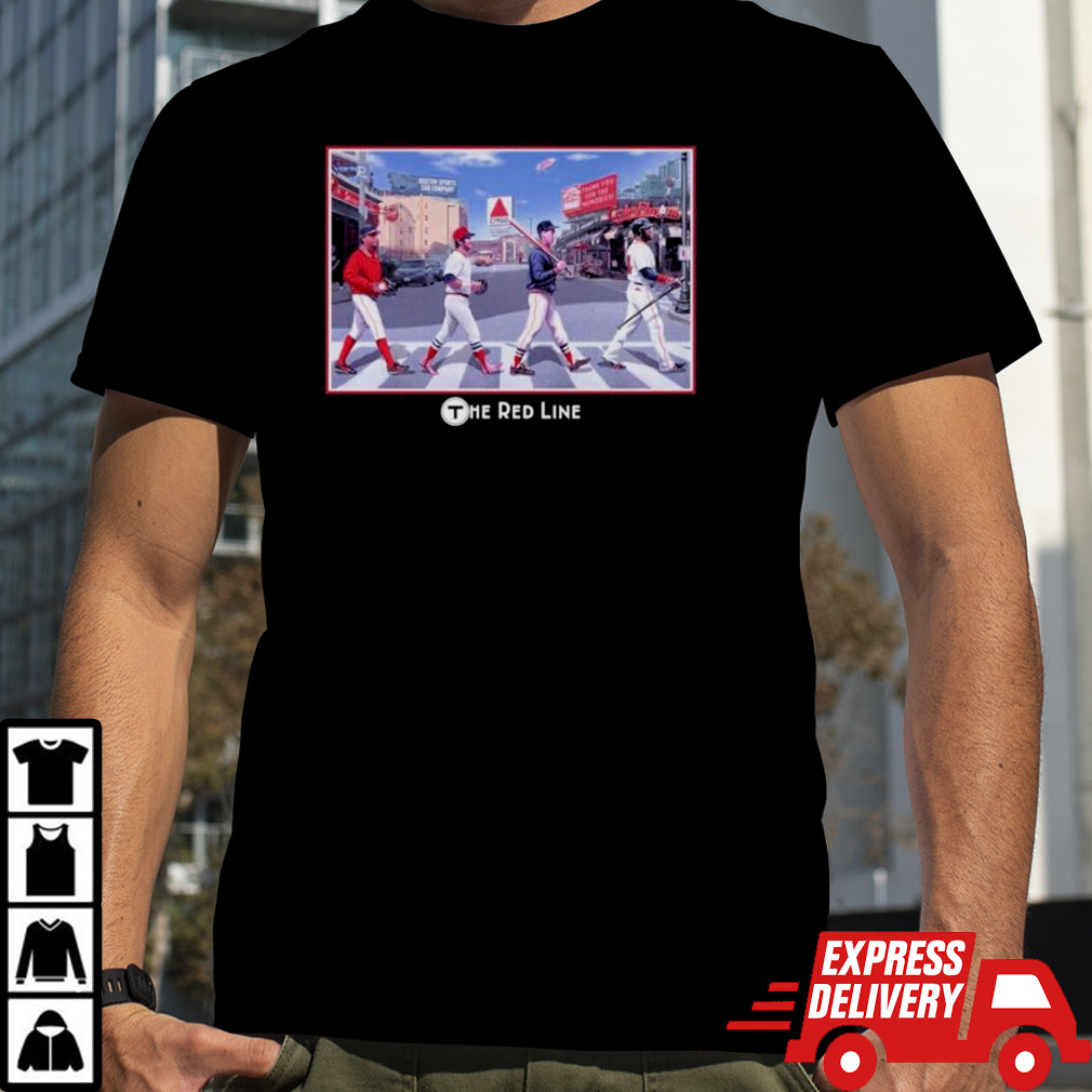 Boston Red Sox The Red Line Abbey Road Shirt