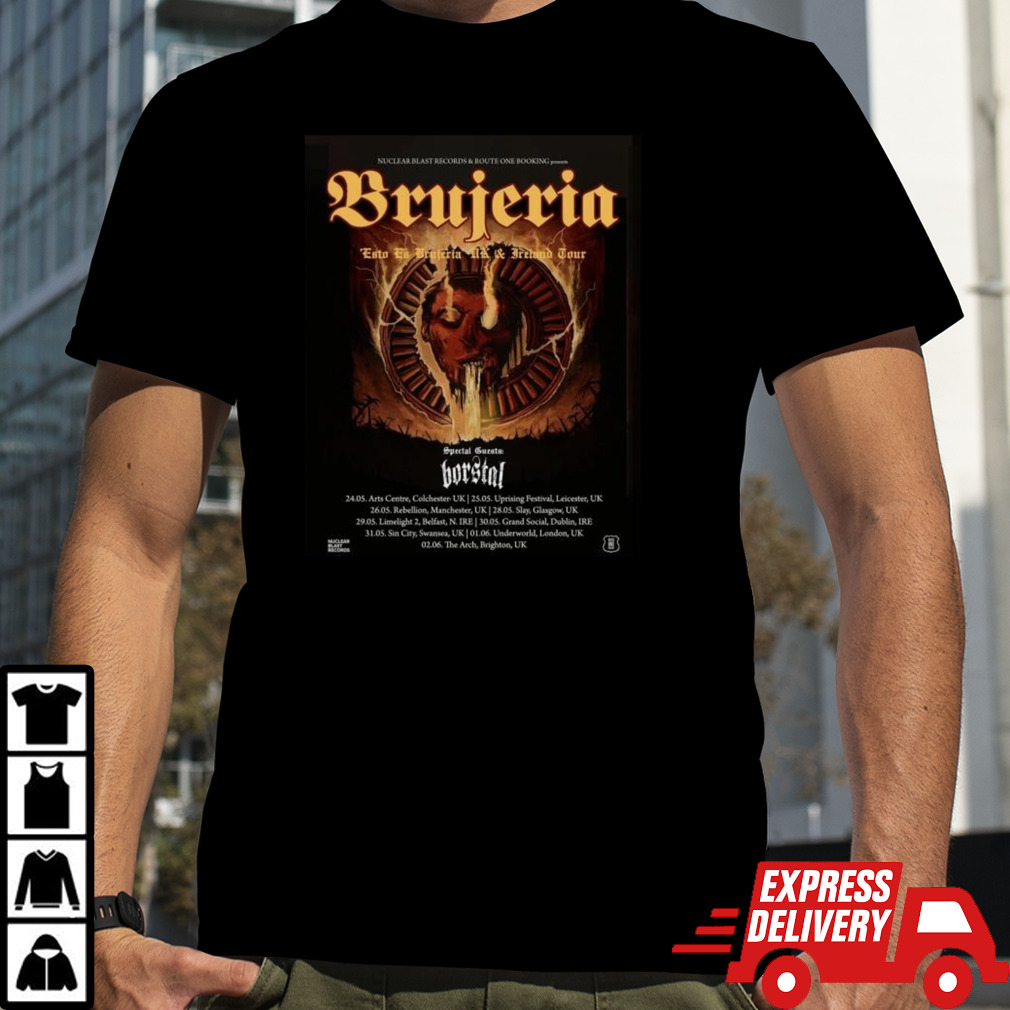 Brujeriaesto Es Brujeria Uk & Ireland Tour 2024 T-shirt