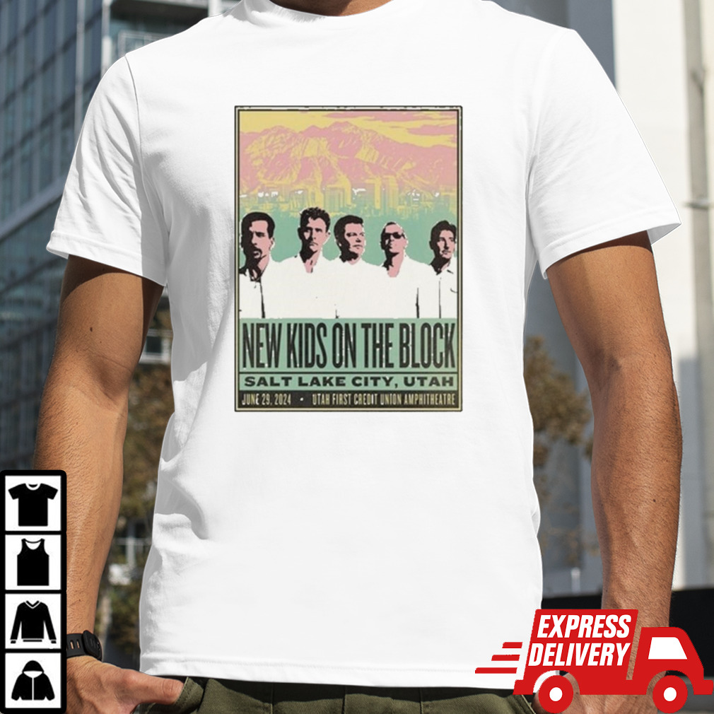 New Kids On The Block June 29 2024 Salt Lake City Utah Shirt