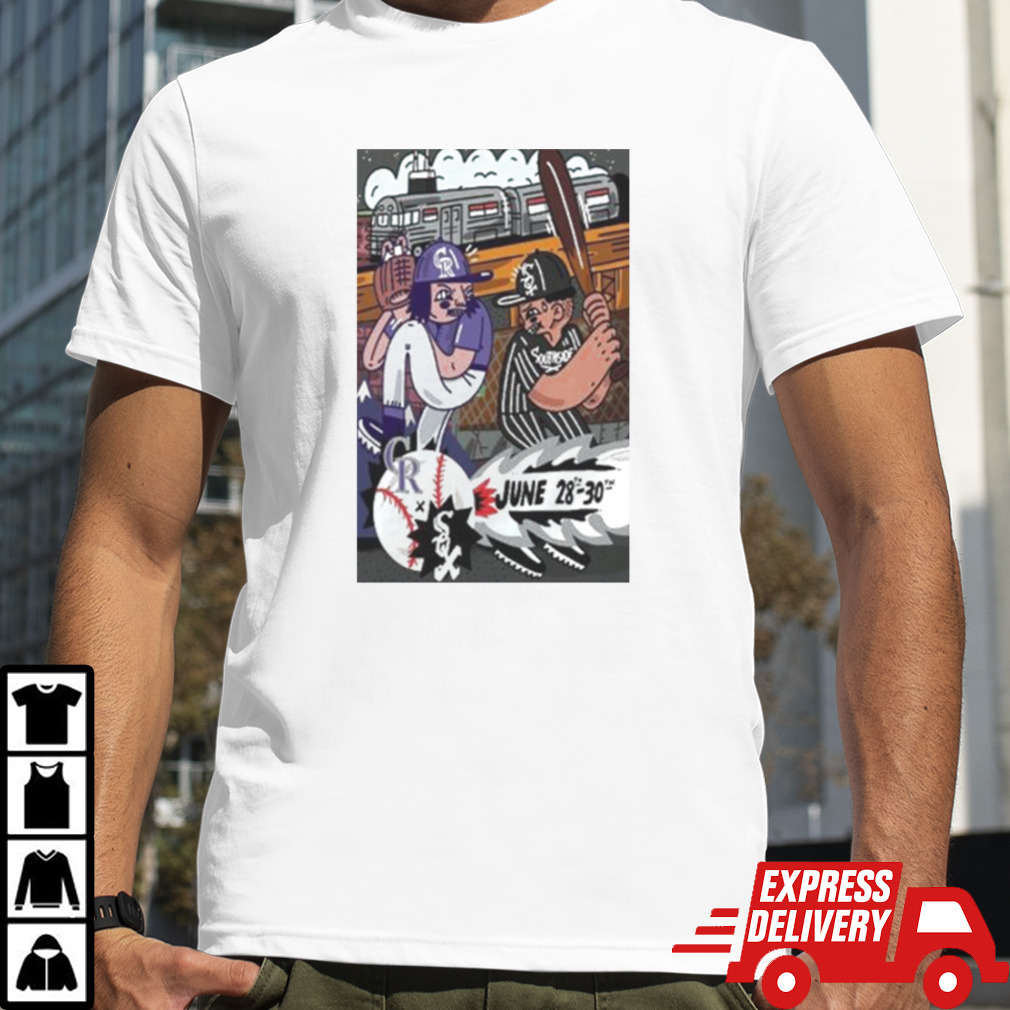 Rockies Vs White Sox In Chicago IL On June 28 2024 Tour Poster shirt