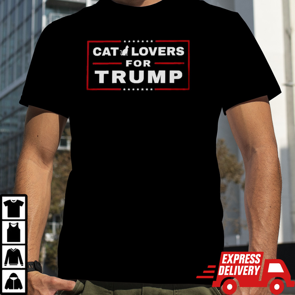 Cat Lovers For Trump 2024 T-shirt