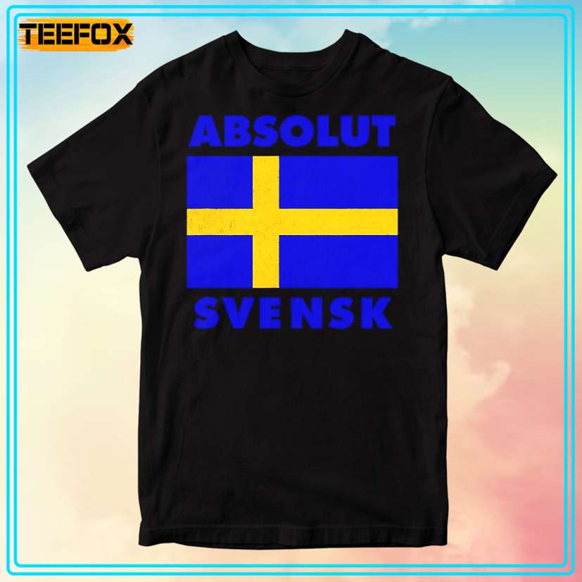 Absolute Svensk Swedish Flag T-Shirt