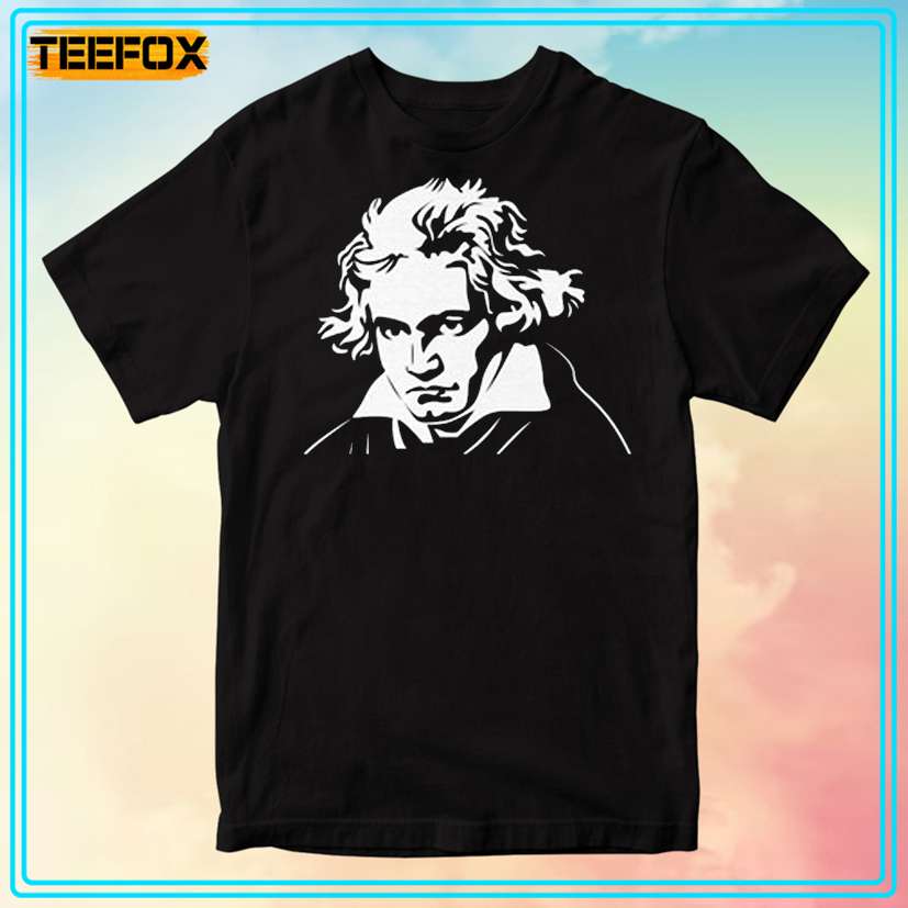 Beethoven Music Black T-Shirt