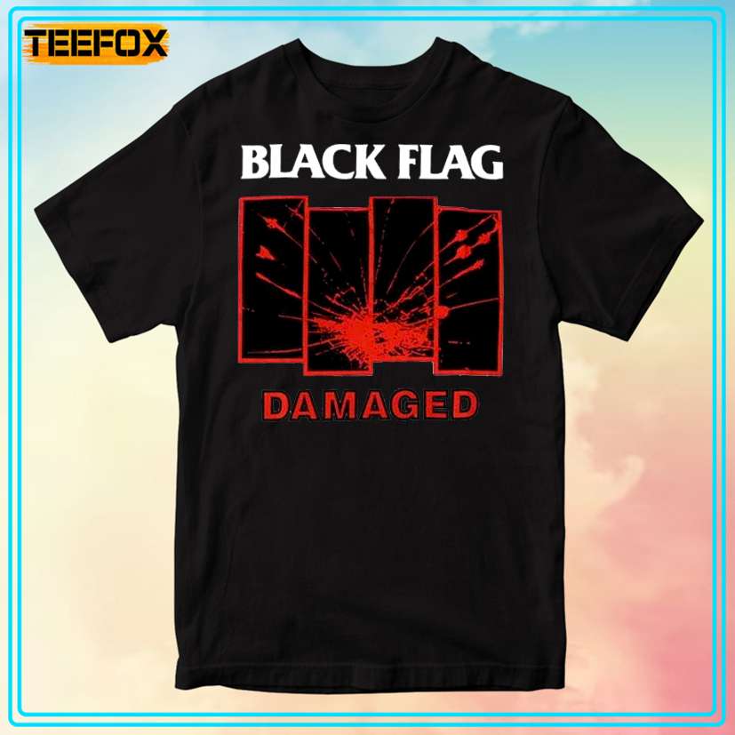 Black Flag Damaged Unisex T-Shirt