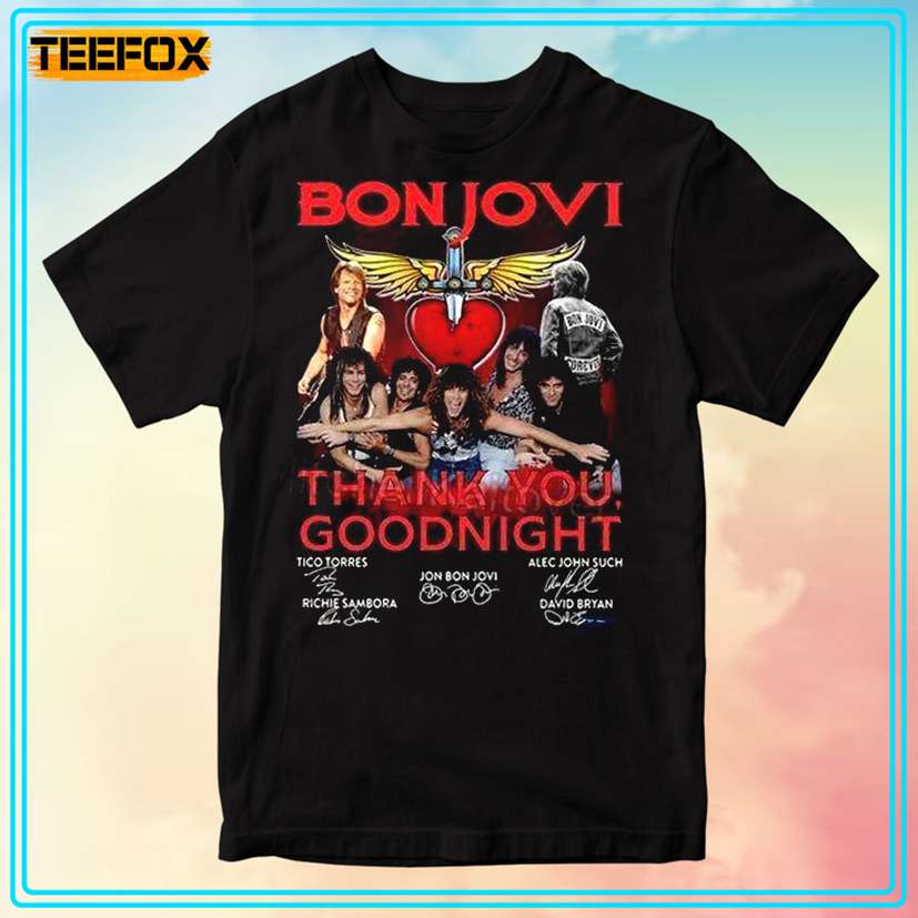 Bon Jovi Thank You Goodnight T-Shirt