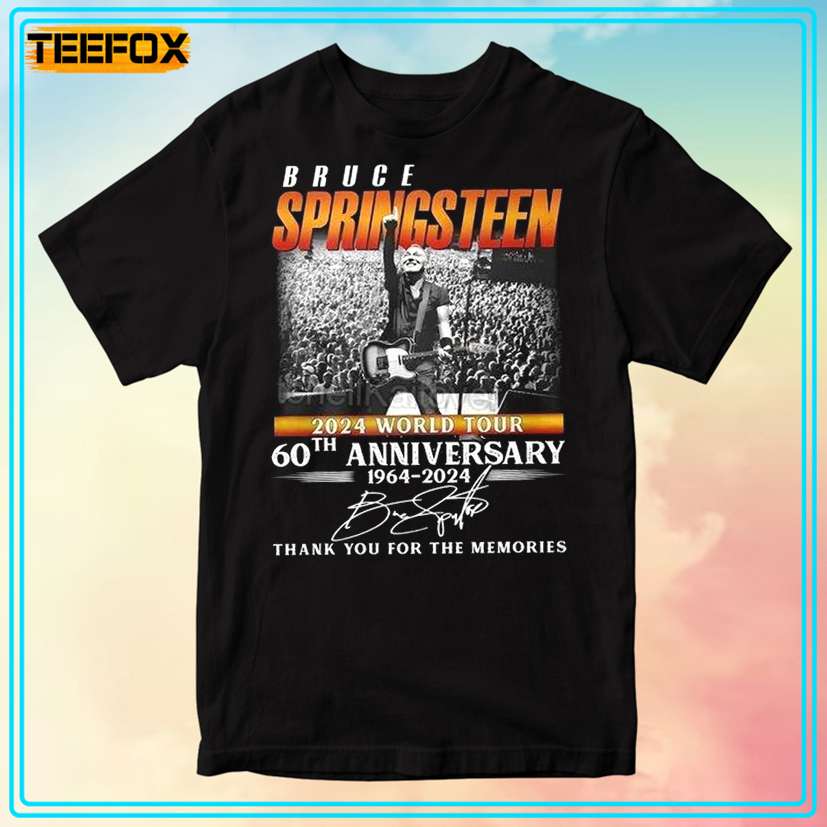 Bruce Springsteen Tour 2024 60th Anniversary T-Shirt