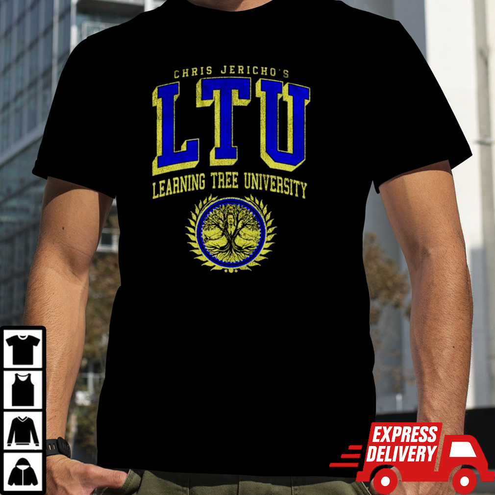 Chris Jericho’s LTU learning tree university shirt