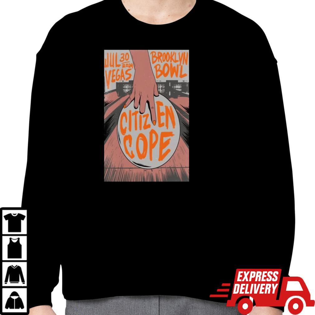 Citizen Cope Brooklyn Bowl Las Vegas, NV July 30, 2024 Poster Shirt