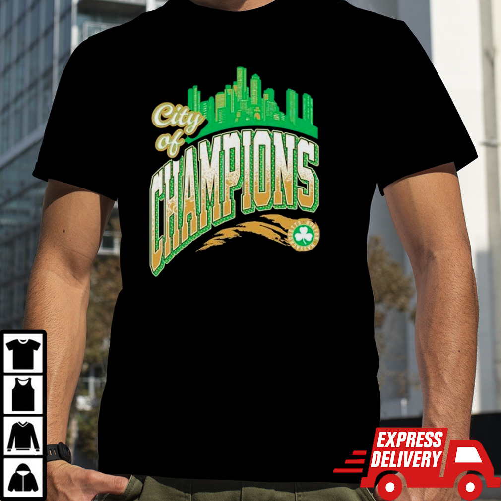 City Of Champions Boston Celtics 2024 Skyline shirt