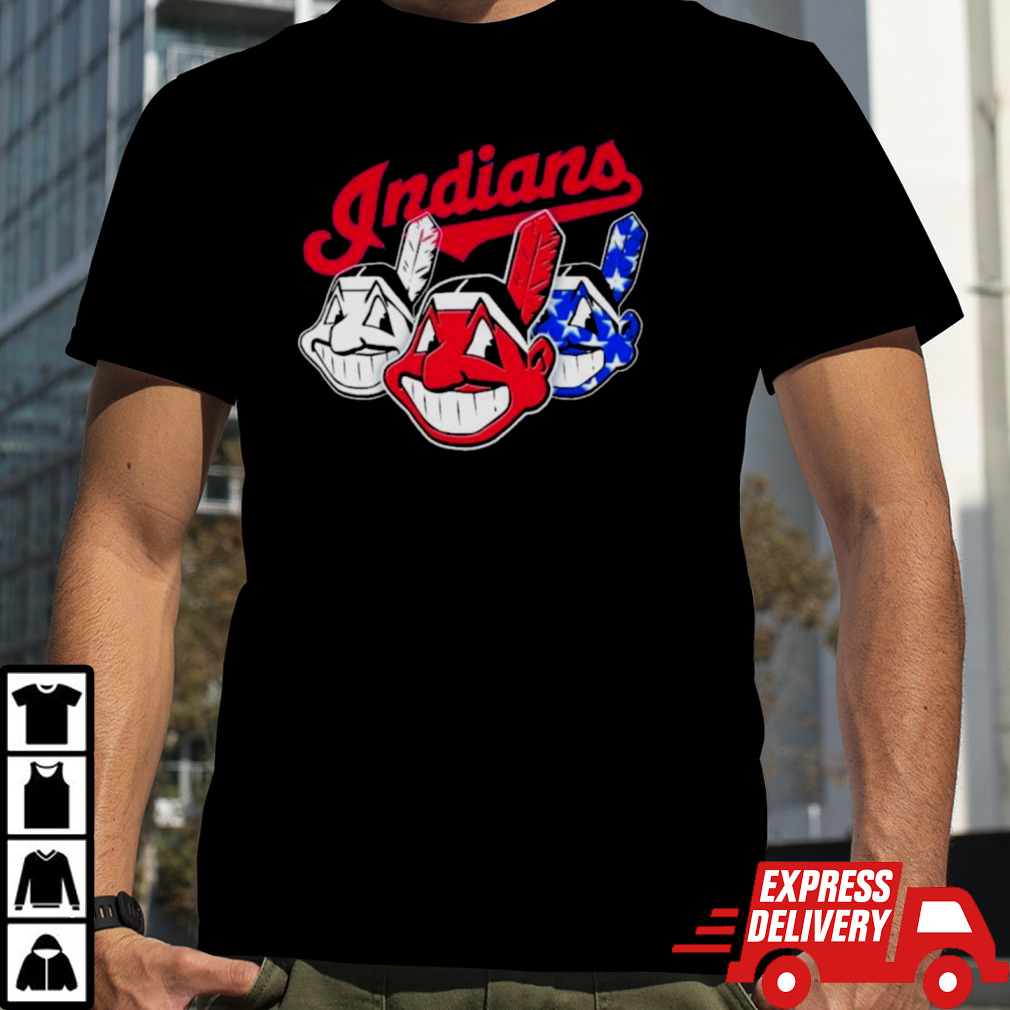 Cleveland Indians Logo Independence Day Shirt