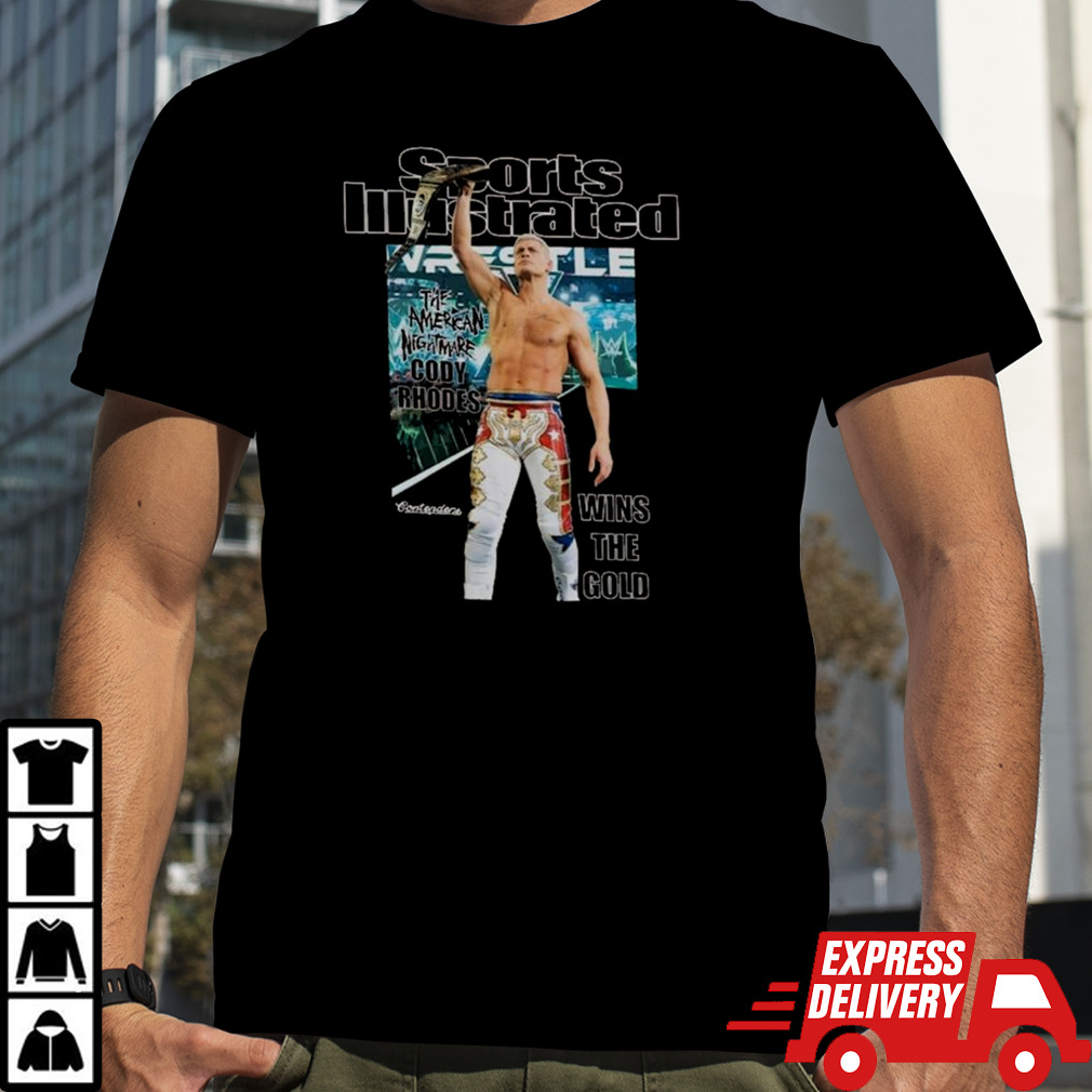 Cody Rhodes Sports Illustrated Cody Wins The Gold T-shirt