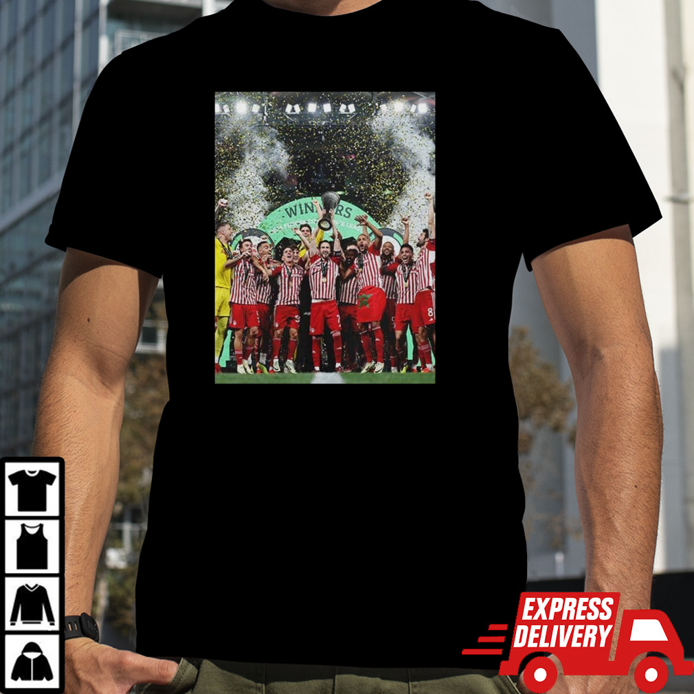 Crograts Olympiacos Champions The UEFA Conference League 2024 UECL Final shirt