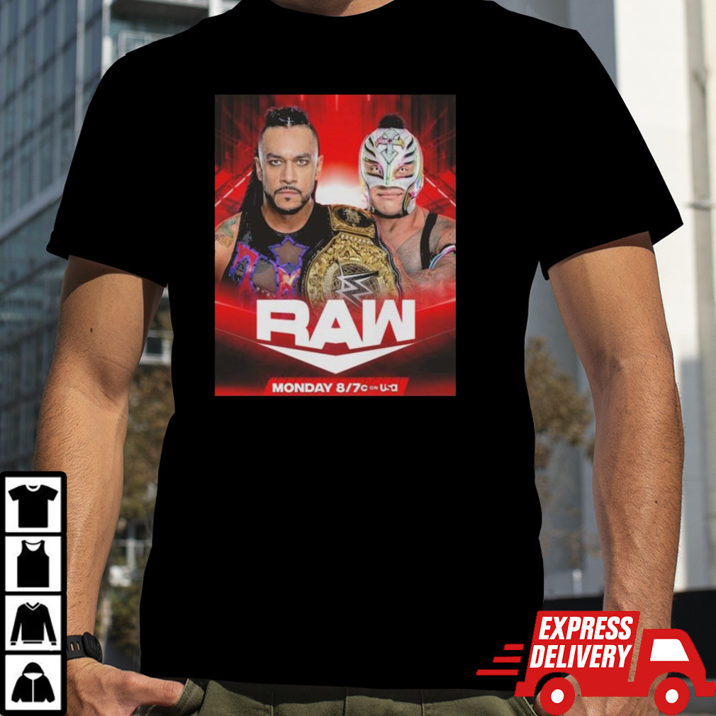 Damian Priest Vs Rey Mysterio World Heavyweight Champion 2024 T-shirt