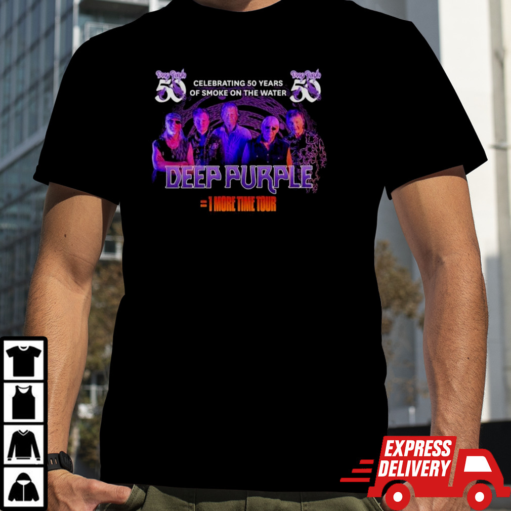 Deep Purple 1 More Time Tour 2024 50 Years Of Smoke On The Water Shirt