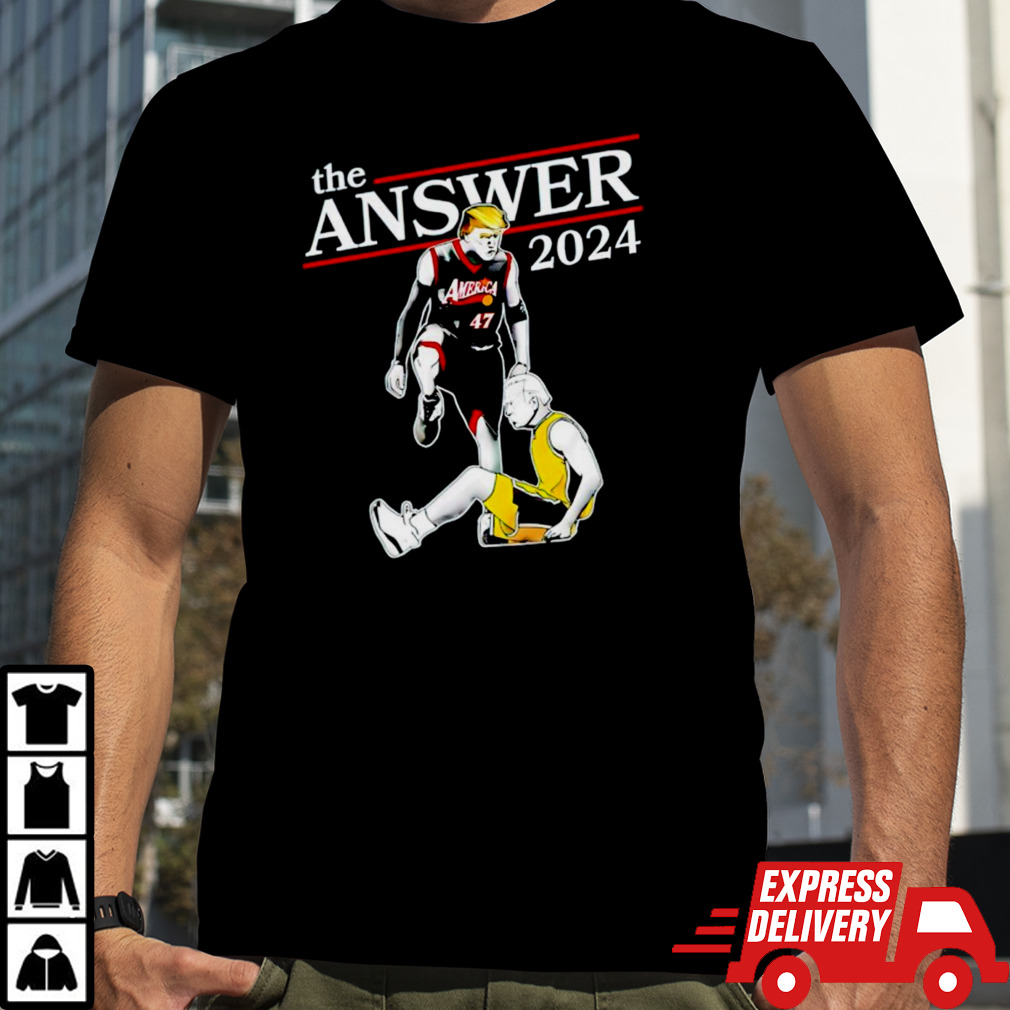 Donald Trump Vs Joe Biden The Answer 2024 shirt