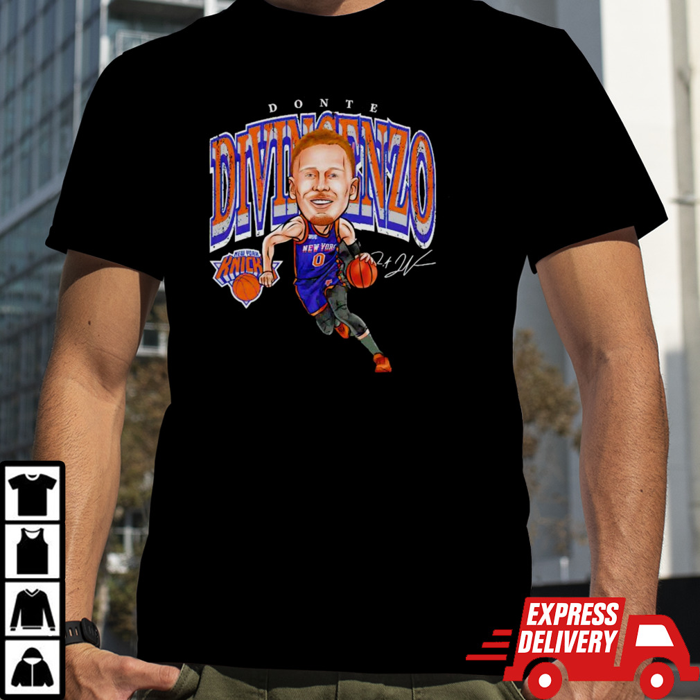 Donte DiVincenzo New York Knicks Cartoon shirt