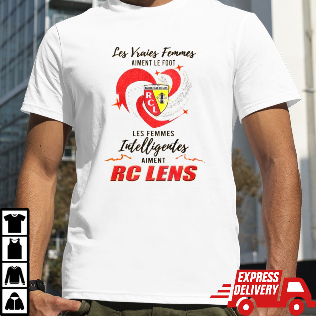 Real Women Love Football Paris Smart Women Love RC Lens T-Shirt